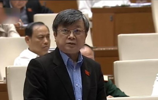 ĐB Trương Trọng Nghĩa (đoàn TP HCM) gửi câu hỏi chất vấn đến Thủ tướng sáng 17-11 - Ảnh chụp qua màn hình