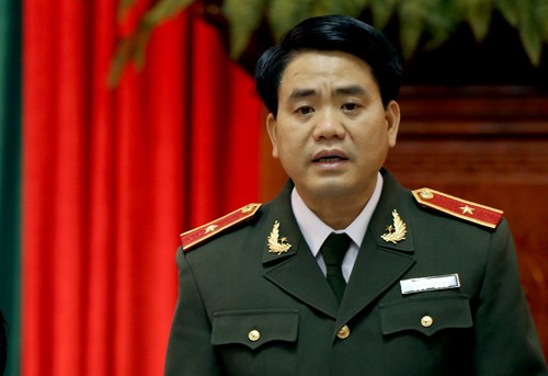 Thiếu tướng Nguyễn Đức Chung, Giám đốc công an thành phố được giới thiệu để bầu vào chức danh Chủ tịch UBND thành phố Hà Nội. Ảnh: Bá Đô.