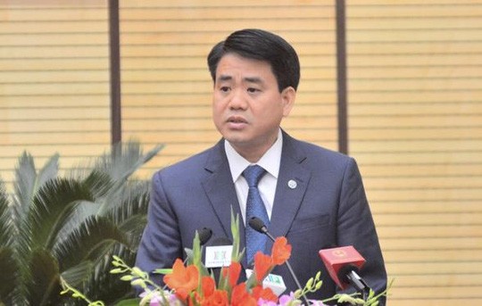 Phó Bí thư Thành ủy, Giám đốc Công an TP Hà Nội Nguyễn Đức Chung trả lời chất vấn