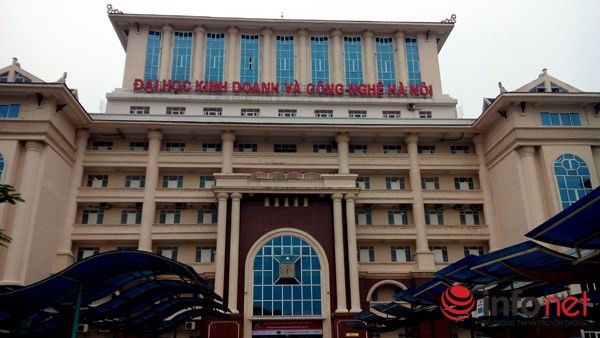 Trường ĐH Kinh doanh và Công nghệ Hà Nội, nơi dư luận đang xôn xao.