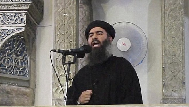 Thủ lĩnh tối cao của IS Abu Bakr al-Baghdadi. Ảnh: Dailymail
