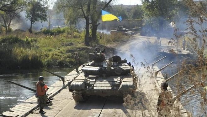 Lực lượng quân đội Ukraine. (Nguồn: Reuters)