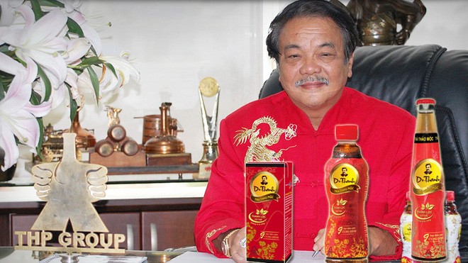 Ông Trần Quí Thanh là doanh nhân Việt hiếm hoi dùng hình ảnh của cá nhân làm thương hiệu sản phẩm.
