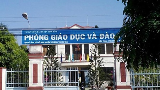 Phòng GD & ĐT huyện Thới Bình còn nợ lương giáo viên rất nhiều