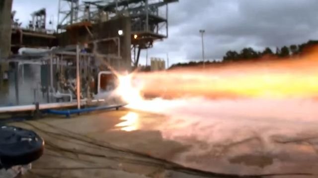 NASA thử nghiệm động cơ tên lửa in 3-D - Ảnh cắt ra từ clip của NASA