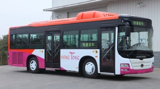 Một mẫu xe buýt chạy khí CNG của Trung Quốc