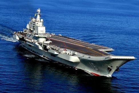 Tàu sân bay thứ 2 của Trung Quốc sẽ giống với tàu Liêu Ninh mua từ Ukraine. Ảnh: AP