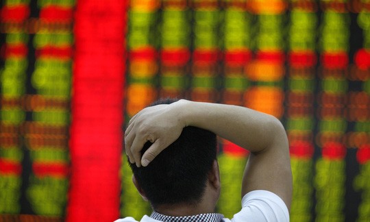 Thị trường chứng khoán Trung Quốc tê liệt hôm 4-1. Ảnh: Corbis