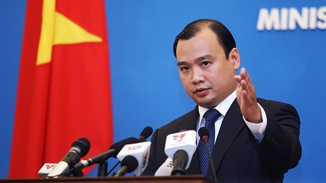 Ông Lê Hải Bình, người phát ngôn Bộ Ngoại giao Việt Nam. Ảnh: TTXVN