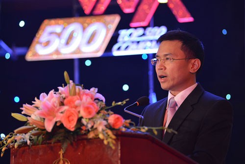 Tổng biên tập Phạm Anh Tuấn phát biểu tại buổi lễ
