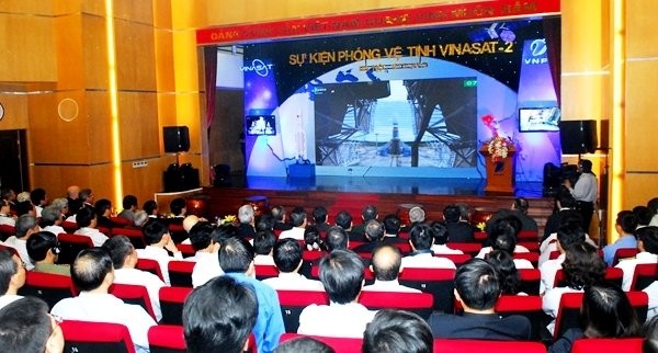 Công bố sự kiện phóng vệ tinh Vinasat 2 năm 2012. Ảnh minh họa, VNPT