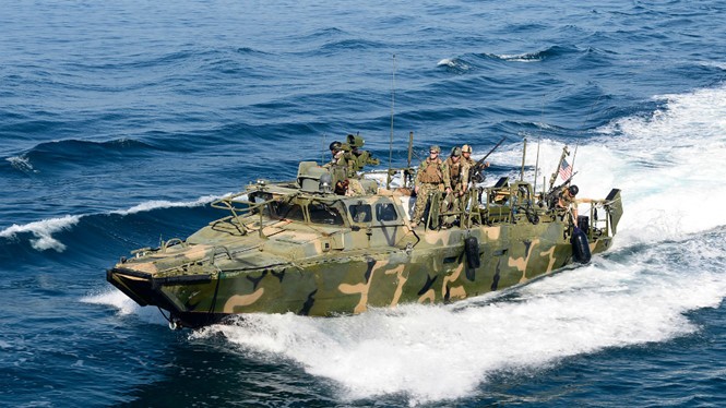 Iran đã thả 10 lính Mỹ cùng 2 tàu tuần tra xâm phạm lãnh hải nước này ngày 13.1 - Ảnh minh họa: Hải quân Mỹ