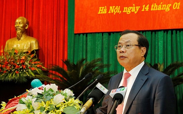 Đồng chí Phạm Quang Nghị, Ủy viên Bộ Chính trị, người chỉ đạo Đảng bộ Thành phố Hà Nội.
