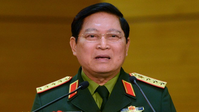 Đại tướng Ngô Xuân Lịch, Ủy viên Bộ Chính trị dành gần hai giờ chia sẻ về nhiều vấn đề sáng 30/1. Ảnh: Anh Tuấn.