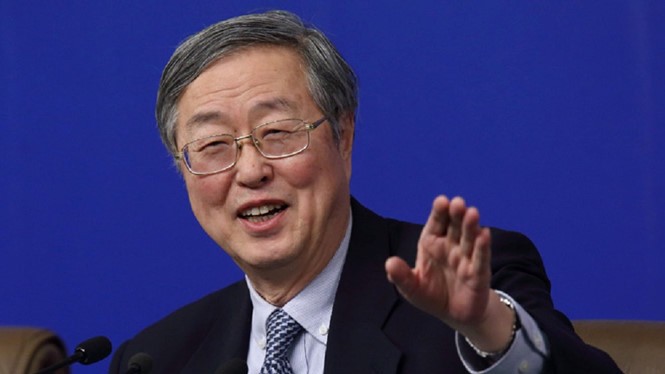 Thống đốc Ngân hàng Nhân dân Trung Quốc Chu Tiểu Xuyên - Ảnh: Bloomberg