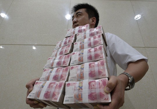 Nợ xấu của các ngân hàng Trung Quốc đang tăng Ảnh: Reuters