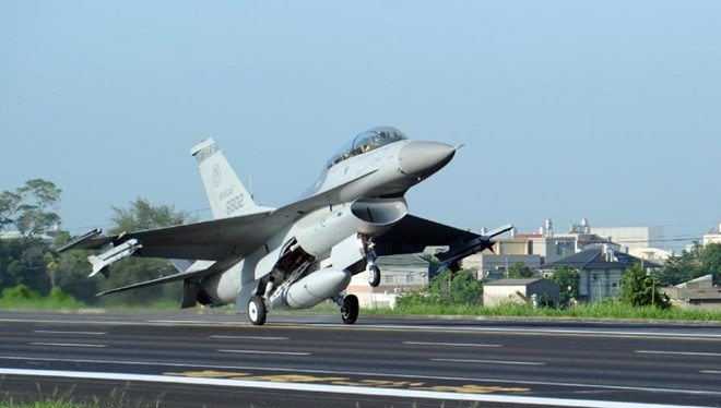 Chiến đấu cơ F-16 của Mỹ. (Ảnh: AFP)
