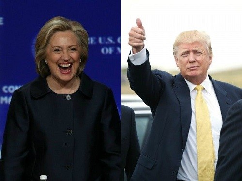 Ông Donald Trump và bà Hillary Clinton đã giành được nhiều lợi thế trong cuộc đua vào Nhà Trắng.