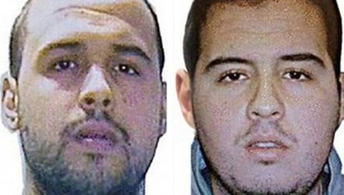 Hai anh em Khalid và Brahim el-Bakraoui. Ảnh: AFP