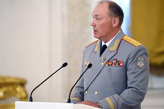 Trung tướng Alexander Dvornikov phát biểu tại buổi lễ hôm 17/3 ở Điện Kremlin. Ảnh: RIA Novosti