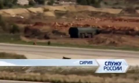 Quân đội Nga đã để rò rỉ hình ảnh hệ thống tên lửa đạn đạo chiến thuật Iskander-M tại Syria