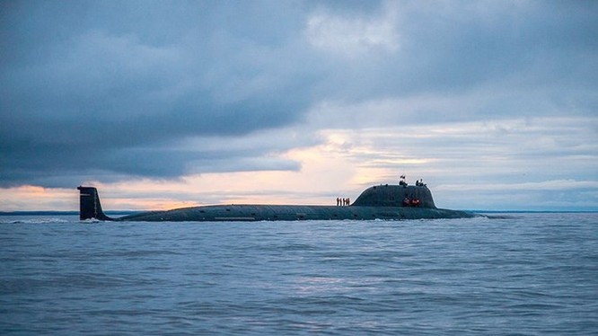 Tàu ngầm Severodvinsk, chiếc đầu tiên thuộc lớp tàu Yasen - Ảnh: Hải quân Nga
