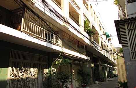 Dự án 180A Nguyễn Tri Phương, phường 9, quận 5 có tám căn hộ xây sai phép nhưng được cho tồn tại.