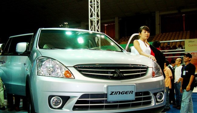 Một mẫu xe Zinger được Mitsubishi Việt Nam giới thiệu ra thị trường trước đây. Ảnh minh họa: Quốc Hùng