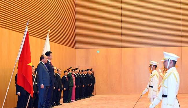 Nhật Bản dành cho Thủ tướng Nguyễn Xuân Phúc sự đón tiếp vượt thông lệ