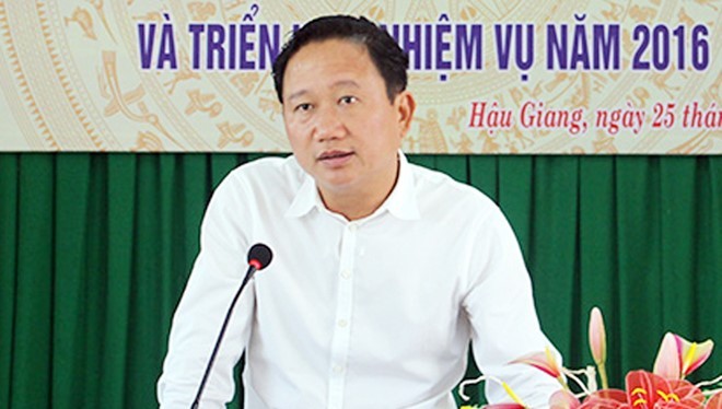 Ông Trịnh Xuân Thanh. Ảnh: Báo Hậu Giang.