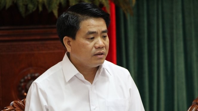 Chủ tịch TP Hà Nội Nguyễn Đức Chung khẳng định “chúng tôi khuyến khích các nhà đầu tư để xây dựng và phát triển thành phố nhưng không khuyến khích các chủ đầu tư sai phạm”