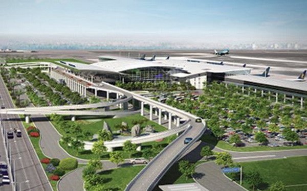 Phối cảnh dự án sân bay Long Thành. (Ảnh: TTXVN)