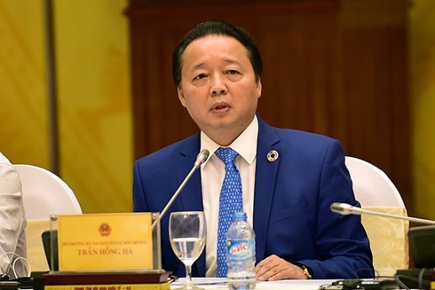 Bộ trưởng Bộ TN-MT Trần Hồng Hà