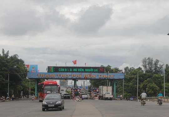 Một trạm thu phí đặt tại tỉnh Nghệ AnẢnh: Đức ngọc