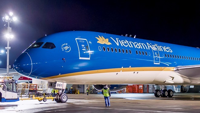 Máy bay Boeing 787 của Vietnam Airlines. Nguồn: internet
