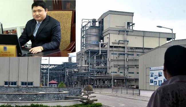 Ông Duy và nhà máy sản xuất xơ sợi polyeste Đình Vũ đang thua lỗ nặng nề.