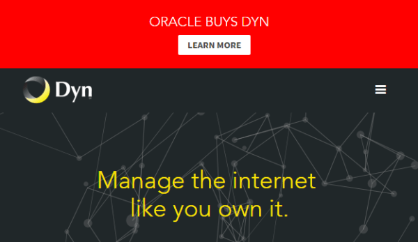 Oracle chính thức sở hữu Dyn
