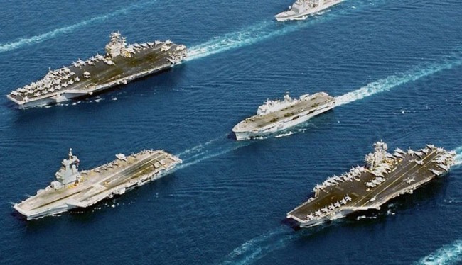 Hải quân Mỹ triển khai lực lượng hùng hậu chưa từng thấy trong nhiều năm qua 