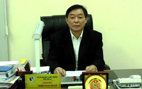 Ông Triệu Ngọc Hoan - giám đốc Sở TNMT Sơn La - Ảnh: Báo TNMT