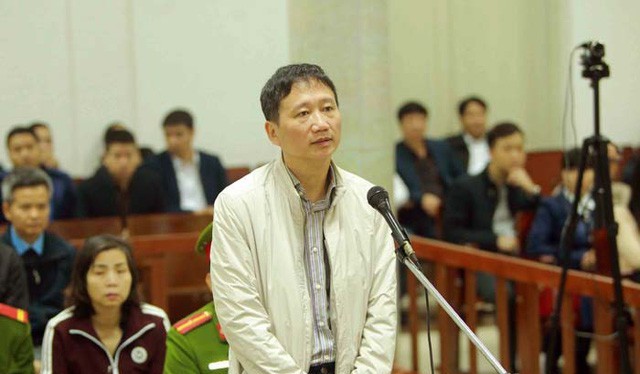 Ông Trịnh Xuân Thanh đang tiếp tục bị đề nghị mức án chung thân. Ảnh: TTXVN