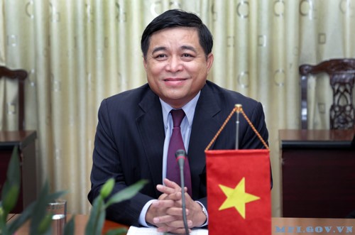 Bộ trưởng Nguyễn Chí Dũng. Ảnh: Bộ KHĐT.