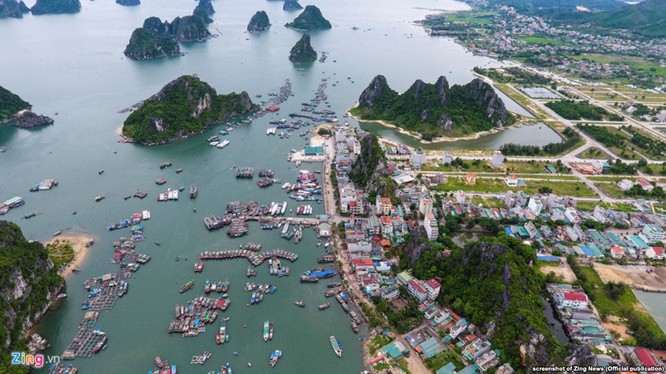 Cảng Cái Rồng, đảo Vân Đồn, tỉnh Quảng Ninh. Ảnh: VOV