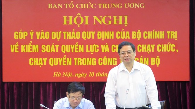  Ông Phạm Minh Chính - Ủy viên Bộ Chính trị, Bí thư Trung ương Đảng, Trưởng Ban Tổ chức Trung ương Đảng. Nguồn: dangcongdan.vn 