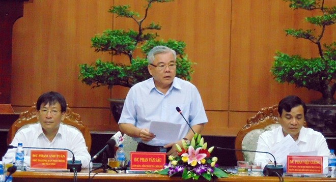 Ông Phan Văn Sáu, Tổng Thanh tra Chính phủ, Trưởng Đoàn công tác số 6