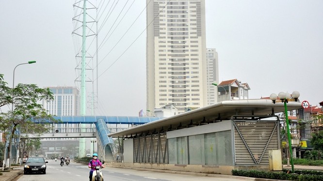Hợp phần buýt nhanh (BRT) thuộc dự án Đầu tư phát triển giao thông đô thị Hà Nội được vay từ nguồn vốn ODA (Ảnh minh họa)