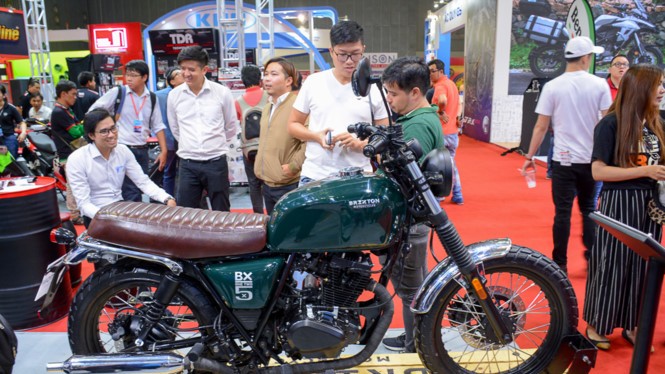 Các mẫu mô tô Brixton giới thiệu tại Việt Nam được nhập khẩu từ Trung Quốc