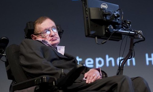 Ông hoàng Vật lý Stephen Hawking. Ảnh: AFP.