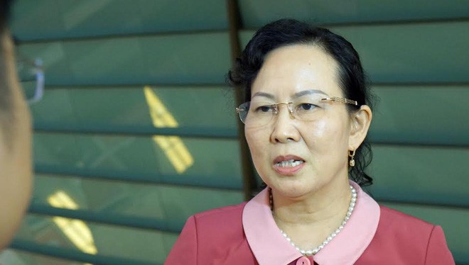 Bà Lê Thị Thủy, Phó Chủ nhiệm Ủy ban Kiểm tra Trung ương.