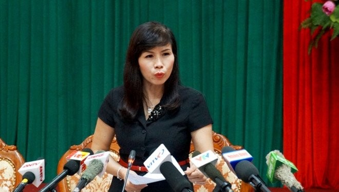 Bà Lê Mai Trang, Phó chủ tịch UBND quận Thanh Xuân. Ảnh: Báo Chất lượng Việt Nam