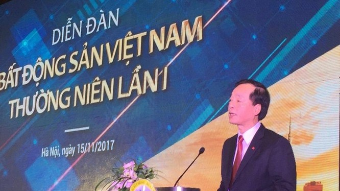 Bộ trưởng Bộ Xây dựng, Phạm Hồng Hà - Ảnh: Quang Vững